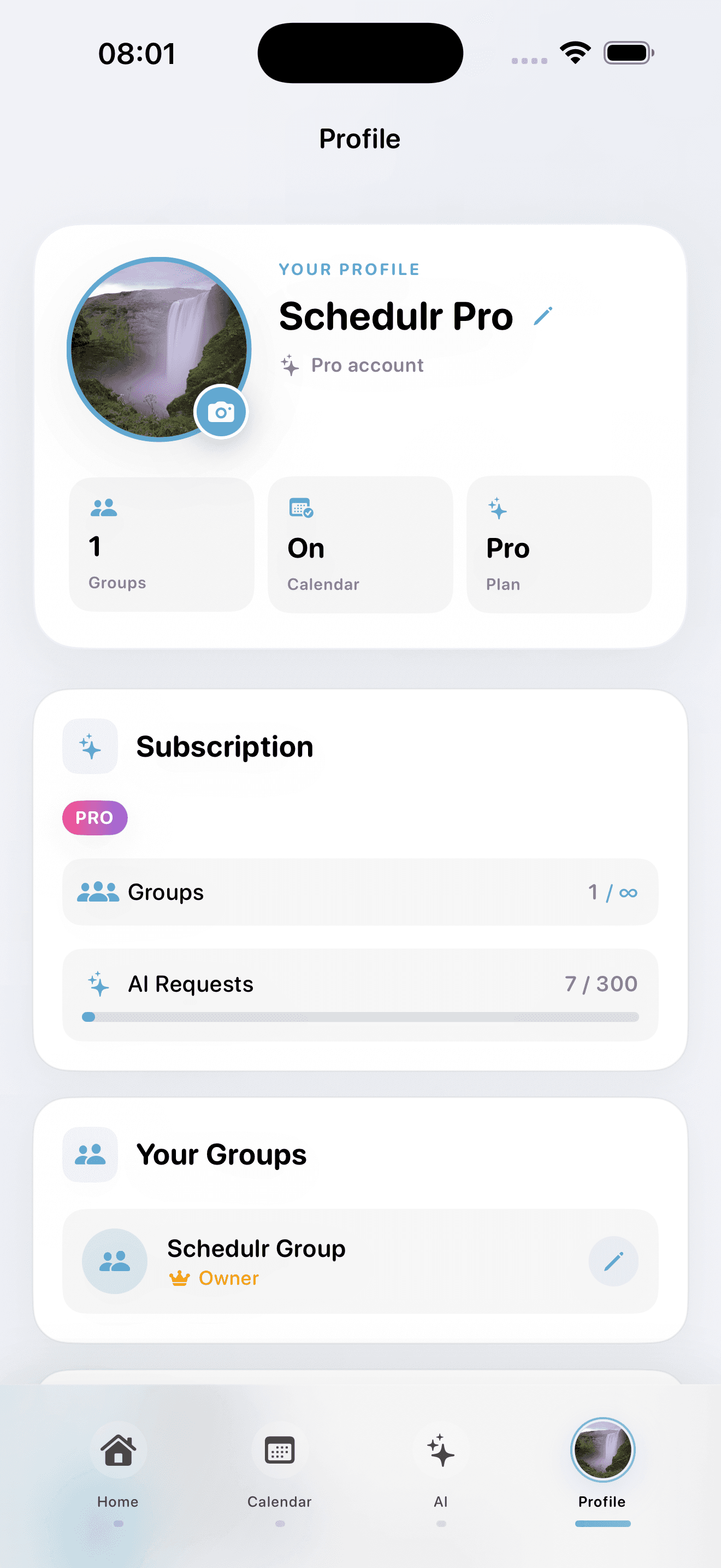 Themes in Schedulr